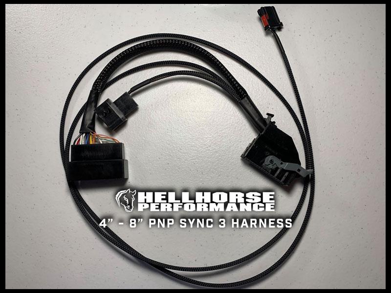 4" to 8" Sync 3 Plug n' Play Harness - Hellhorse Performance